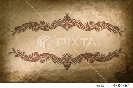 Vintage frame on old textured paper 4300364