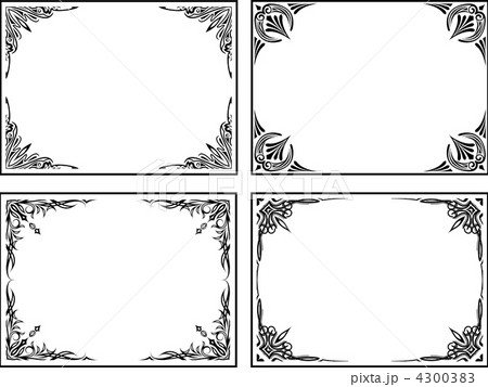 Collection of decorative frames 4300383