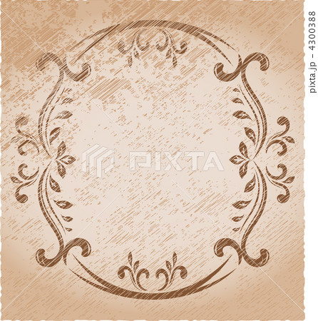 Vintage oval frame 4300388