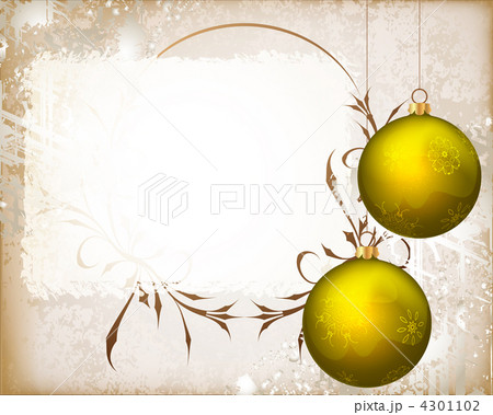 Christmas background with tree toys 4301102