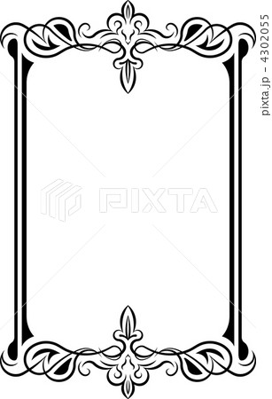 Retro-styled frame. Retro-styled frame. 4302055