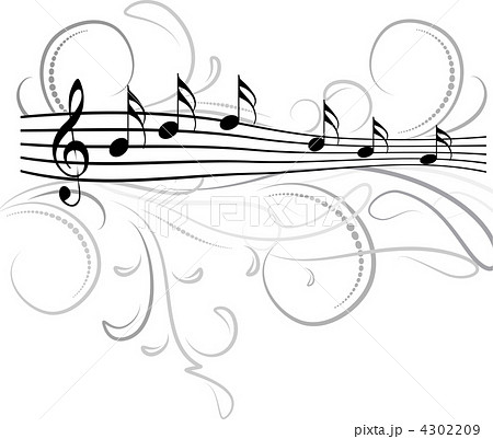 Music notes for your design. 4302209