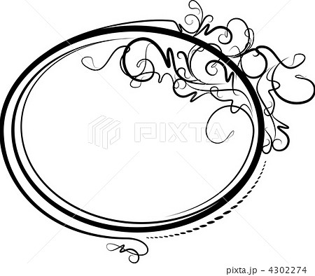 Vintage oval frame Vintage oval frame 4302274