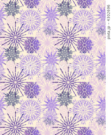 Seamless snowflakes background. 4302696