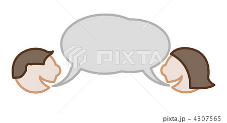 Vector dialog between man and woman Vector dialog between man and woman 4307565