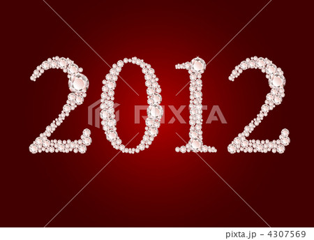 Vector illustration of diamond 2012 year Vector illustration of diamond 2012 year 4307569