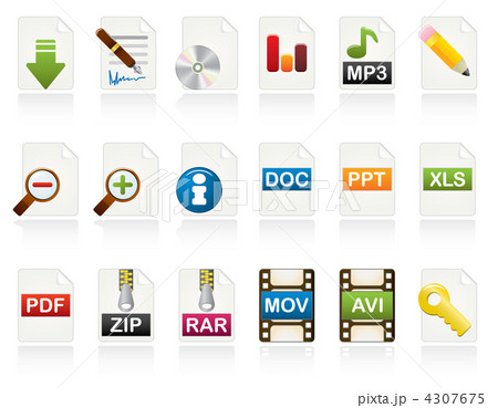 Document Icon Set Document Icon Set 4307675