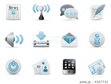Web Blog Icon Set 4307732