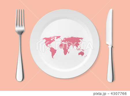 World on the plate World on the plate 4307766