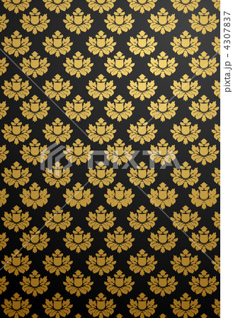 Vertical black and gold glamour pattern 4307837