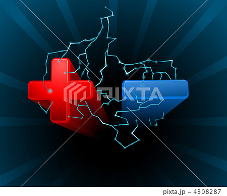 Vector abstract plus and minus Vector abstract plus and minus 4308287