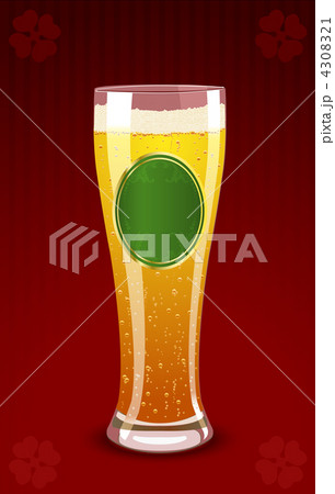 Vector illustration of a beer glass 4308321