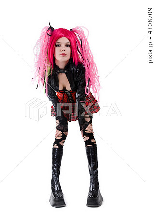Attractive cyber gothic girl 4308709