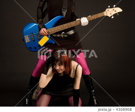 Rock girls with guitar Rock girls with guitar 4308908