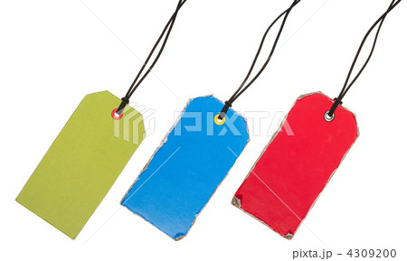 Set of Old-Style Colorful Tags 4309200