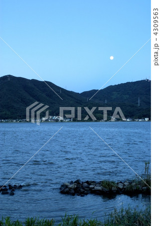 月の児島湖 4309563
