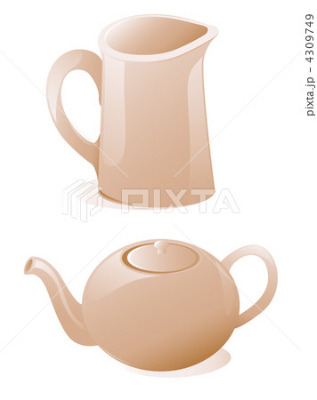 Teapot and milk jug 4309749