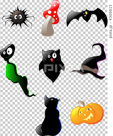 set of Halloween icons 4309815