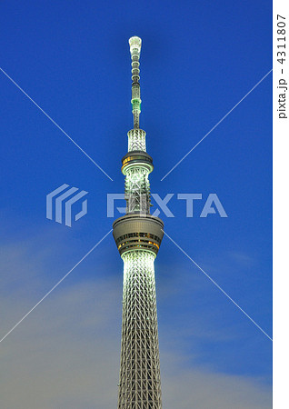 スカイツリーのライトアップ 4311807