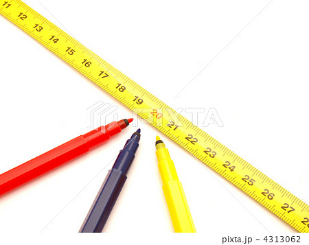 Ruler and felt-tip pens Ruler and felt-tip pens 4313062