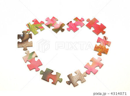 Heart from a puzzle Heart from a puzzle 4314071