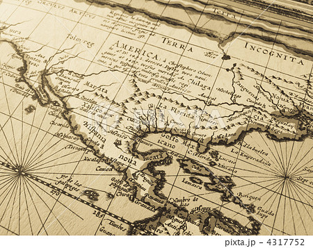 古地図 アメリカの写真素材