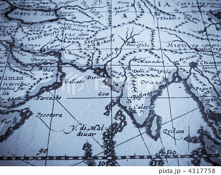 古地図　インド 4317758