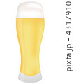 glass of beer on a white background 4317910