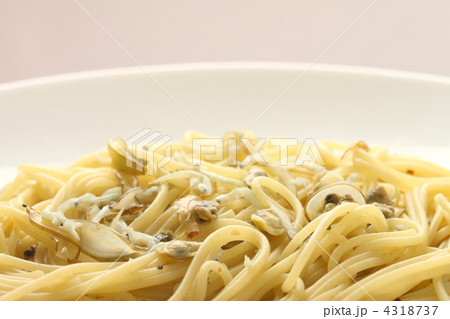 アサリとシラスとワカメのパスタ(梅しそ風味) アサリとシラスとワカメのパスタ(梅しそ風味) 4318737