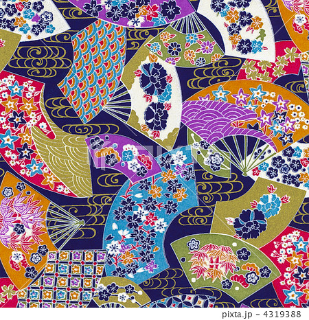 千代紙　扇 4319388