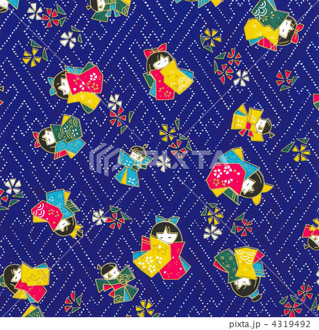 千代紙 日本人形 千代紙 日本人形 4319492