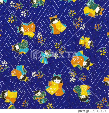 千代紙 日本人形 千代紙 日本人形 4319493