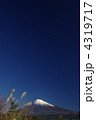 富士山とススキ 4319717