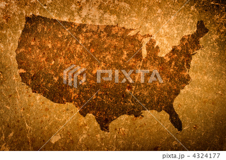 Old grunge map of United States of America Old grunge map of United States of America 4324177