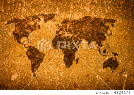 Old grunge world map Old grunge world map 4324178