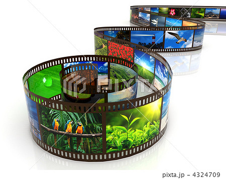 Photo film with reflection Photo film with reflection 4324709