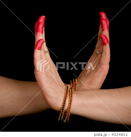 Swastika hasta of indian dance Bharata Natyam Swastika hasta of indian dance Bharata Natyam 4324811