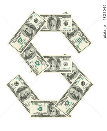 Letter S made of dollars Letter S made of dollars 4325049
