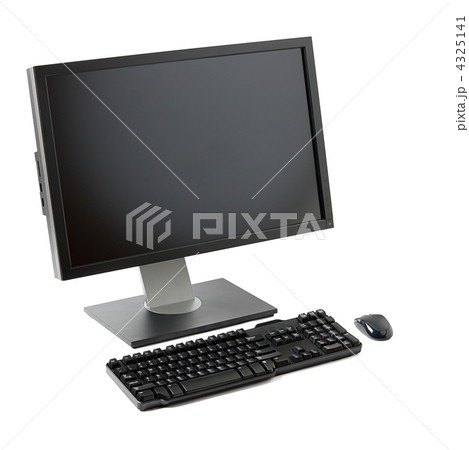 Computer workstation isolated 4325141