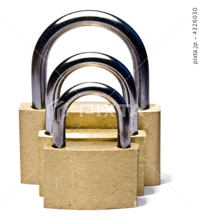 Three padlocks of different size 4326030