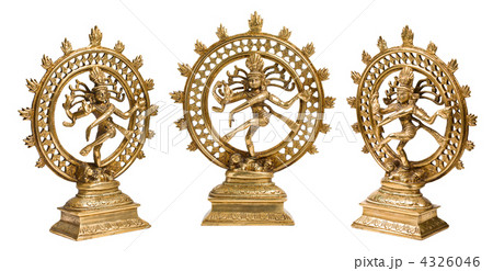 Statues of Shiva Nataraja - Lord of Dance isolated Statues of Shiva Nataraja - Lord of Dance isolated 4326046