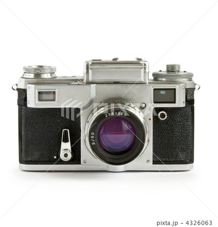 Old rangefinder camera isolated 4326063