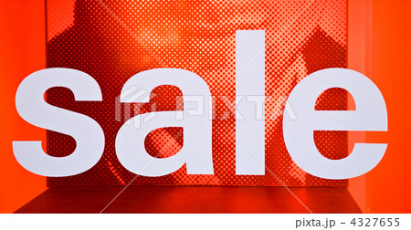 Shop Window With Sale Sign 4327655