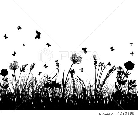 meadow silhouettes meadow silhouettes 4330399