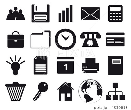 business and office icon set 4330613