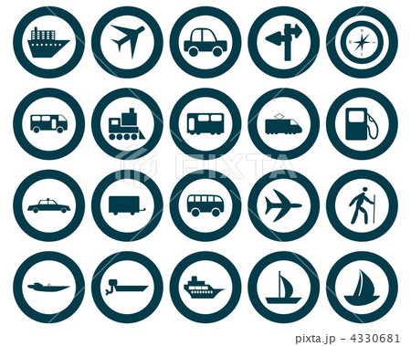 transportation icon set transportation icon set 4330681