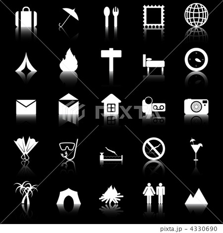 travel icons set 4330690