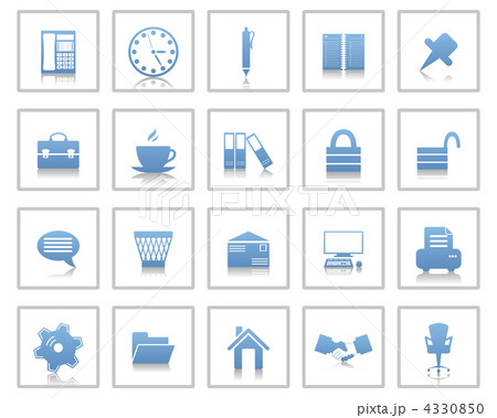 business and office icon set 4330850