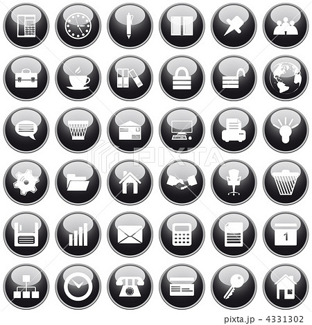business and office icon set business and office icon set 4331302