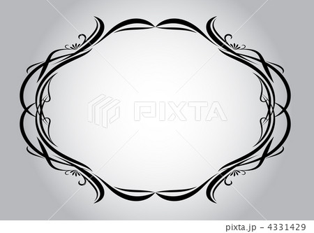 Elegant oval frame 4331429